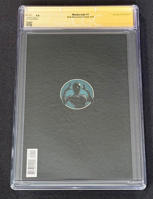 Maskerade #1 CGC SS 9.6 Signed Kevin Smith Andrew Thomas Dark Horse 2022