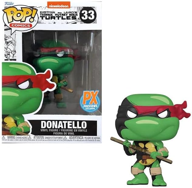Funko Pop! Comics: Teenage Mutant Ninja Turtles - Donatello #33 - Exclusive