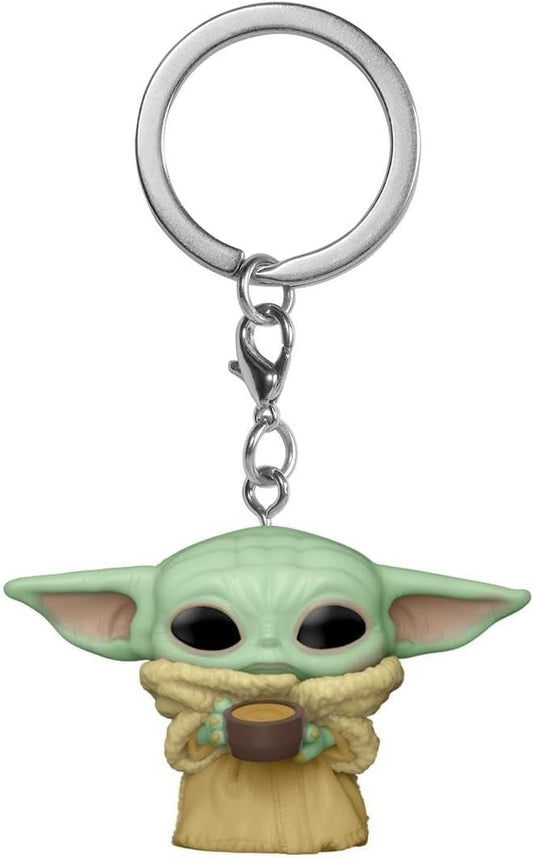 Funko Pocket POP! Keychain Figure - The Mandalorian - The Child with Cup