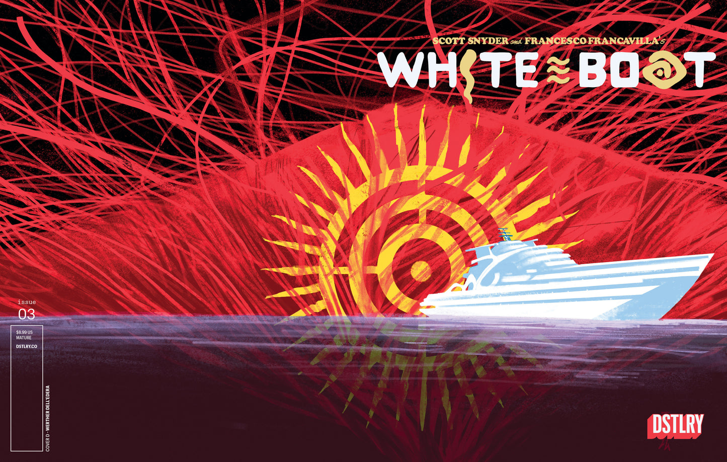 WHITE BOAT #3 CVR D WERTHER DELL'EDERA 10 COPY VARIANT