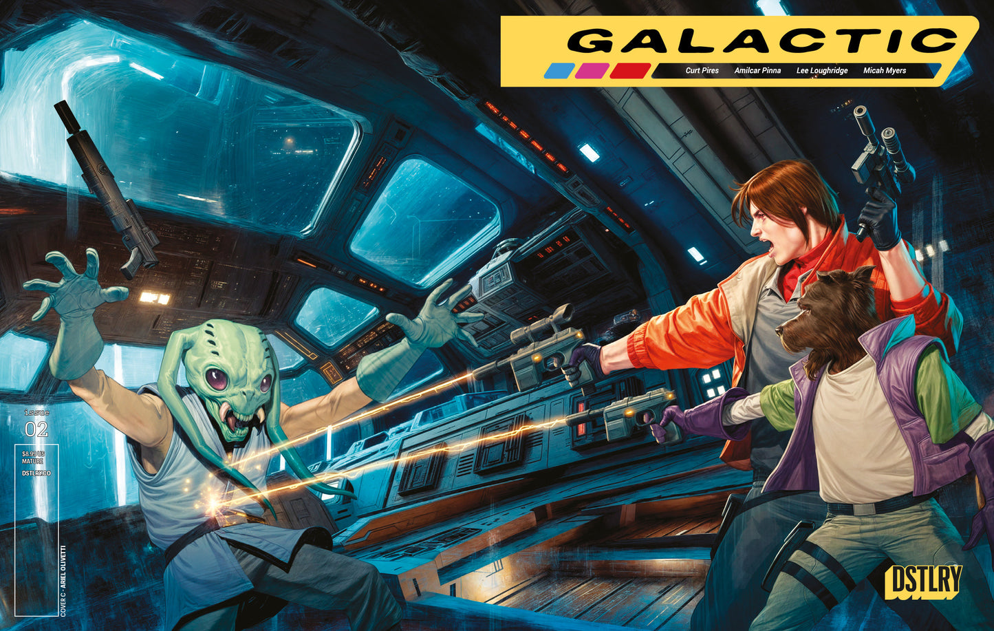GALACTIC #2 CVR C ARIEL OLIVETTI 5 COPY VARIANT