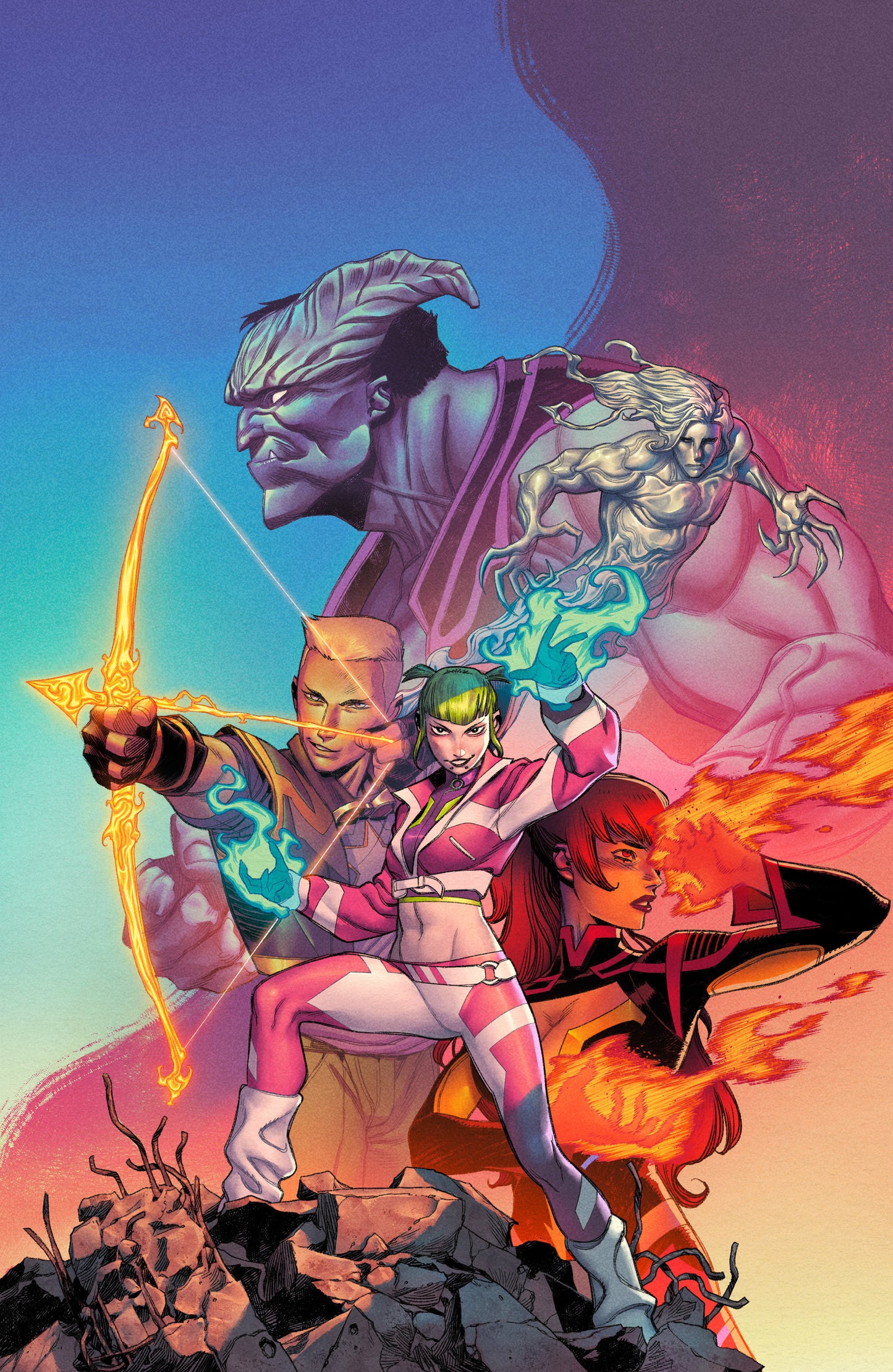 VALIANT BEYOND: ALL-NEW HARBINGER #4--IT NEVER STOPS #1 VARIANT C (ROCHA FULL ART)