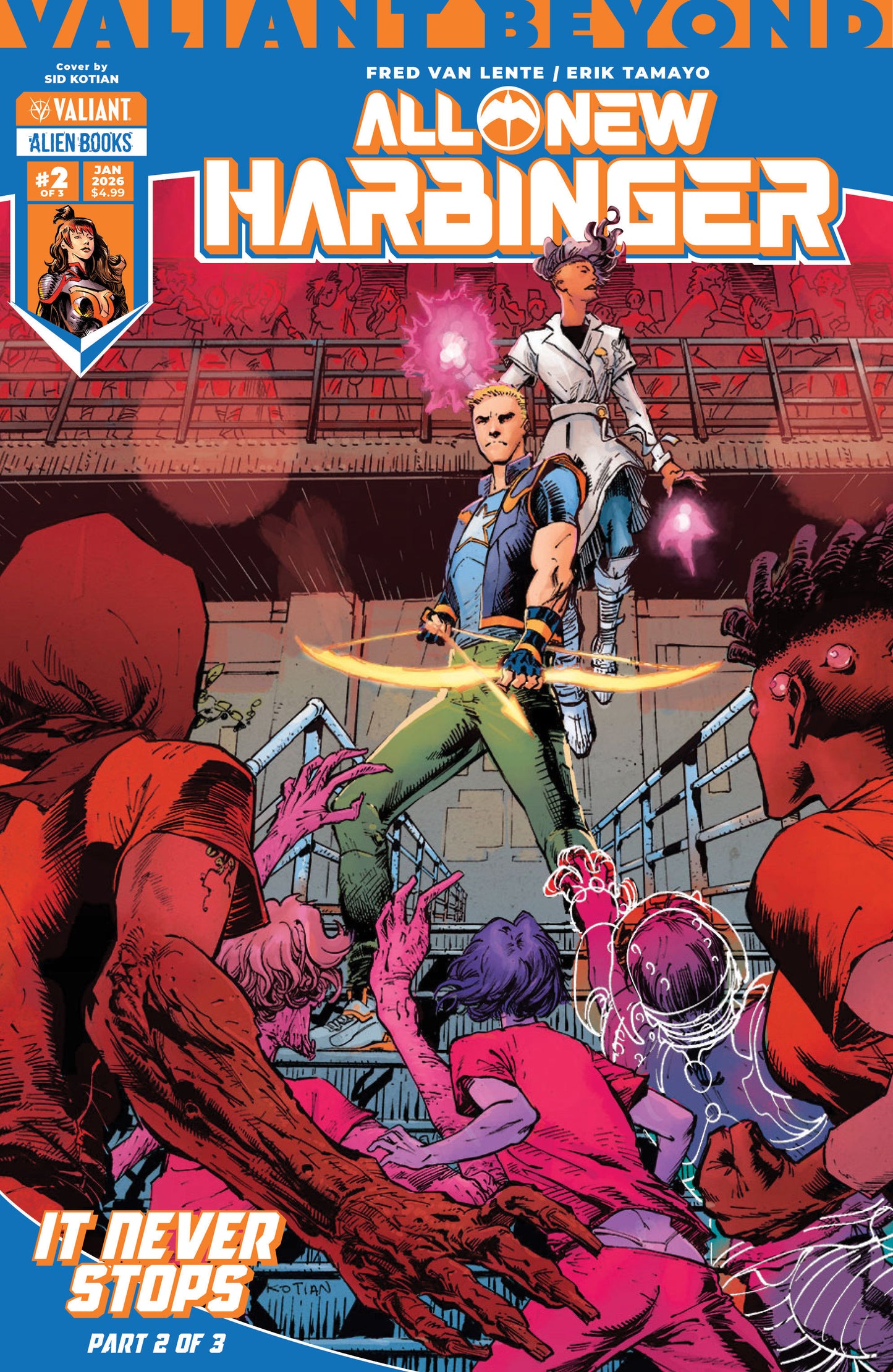 VALIANT BEYOND: ALL-NEW HARBINGER #5--IT NEVER STOPS #2 VARIANT B (KOTIAN)