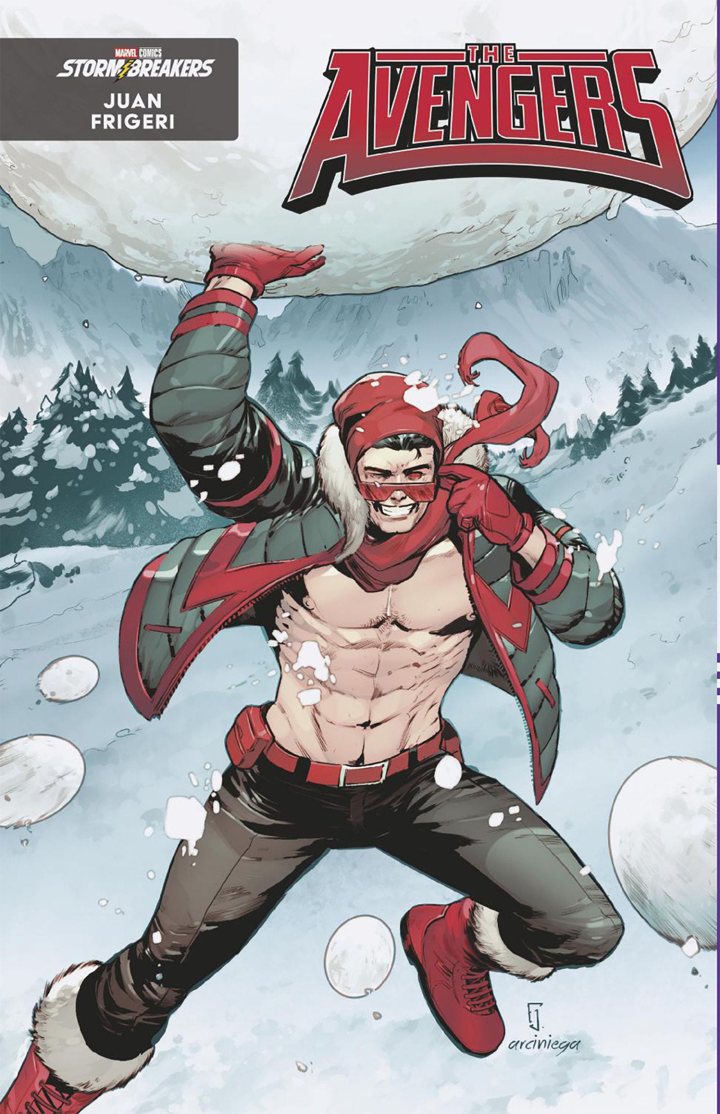 AVENGERS #33 JUAN FRIGERI WINTER BREAK VARIANT