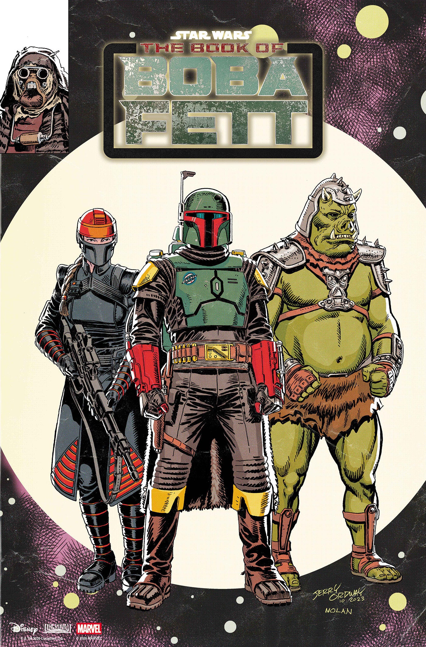 STAR WARS: THE BOOK OF BOBA FETT #1 JERRY ORDWAY VARIANT