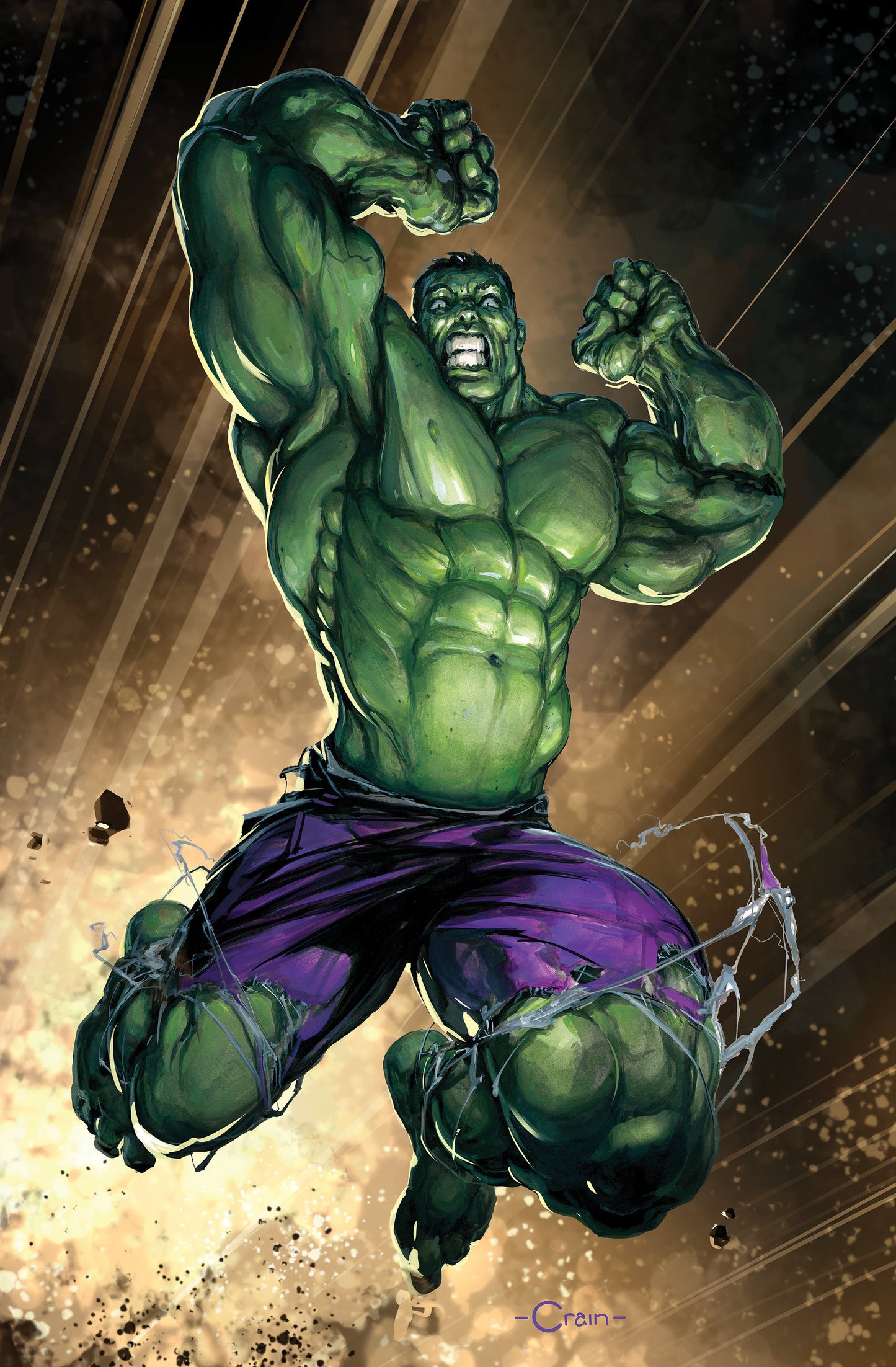 INFERNAL HULK #3 CLAYTON CRAIN VIRGIN VARIANT