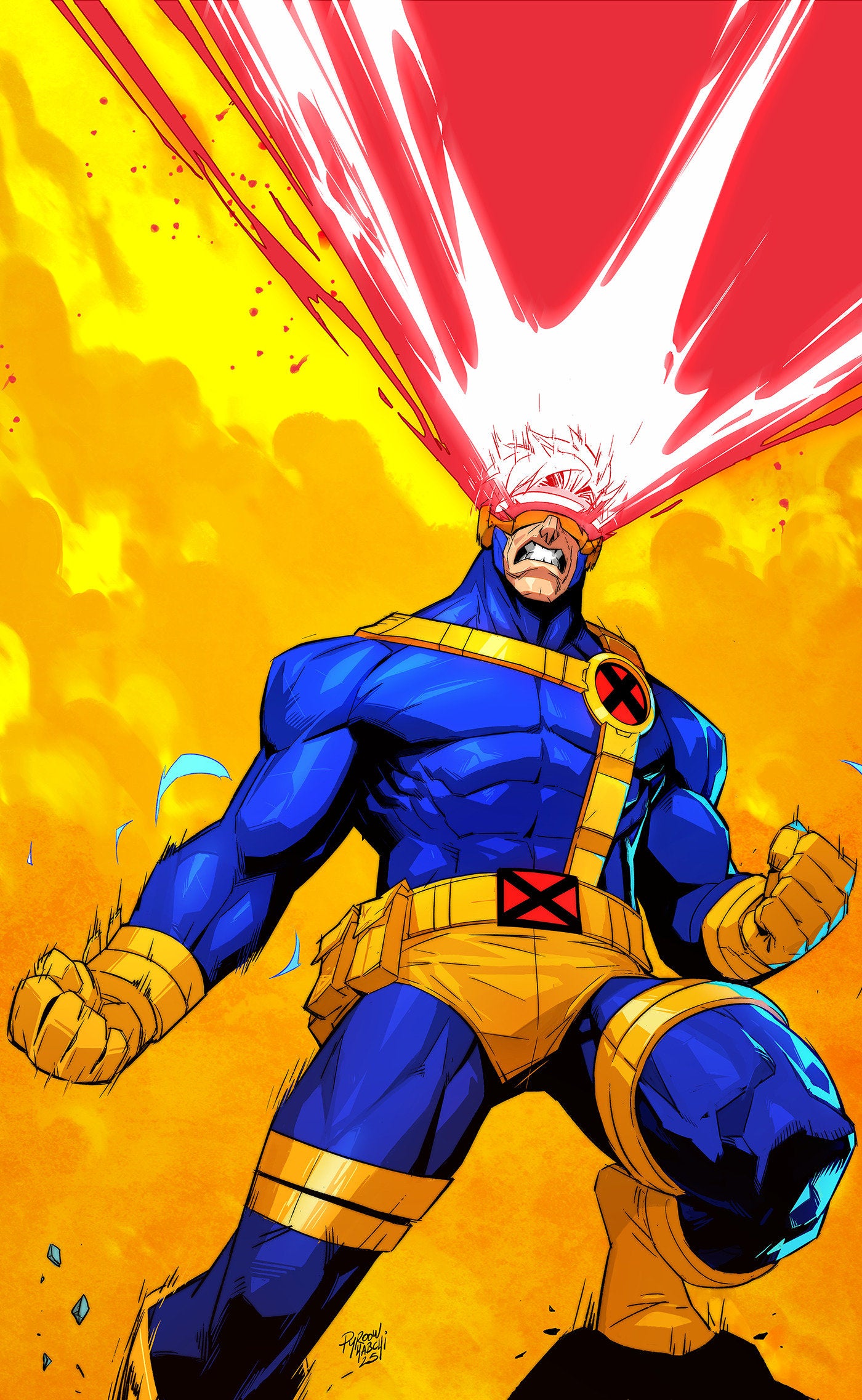 CYCLOPS #1 HICHAM HABCHI RATIO VIRGIN 2ND PRINTING VARIANT