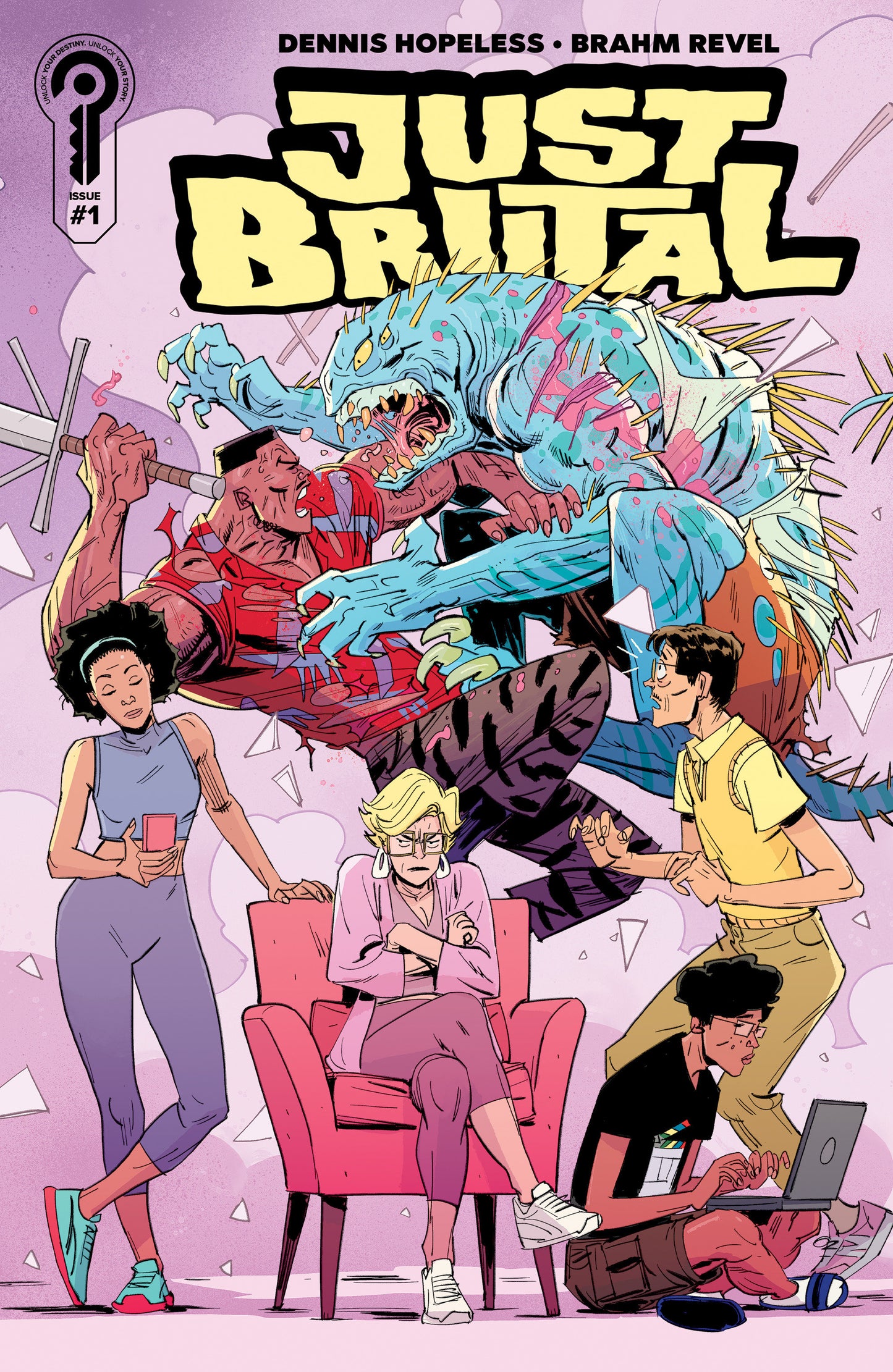JUST BRUTAL #1 COVER A BRAHM REVEL