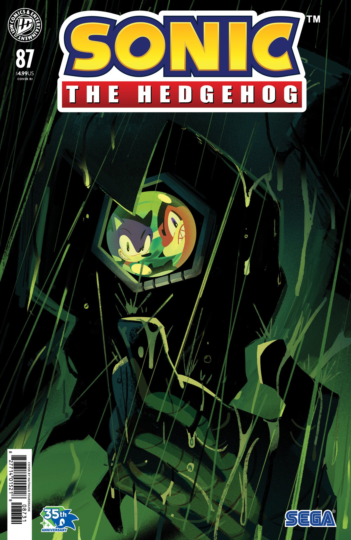 SONIC THE HEDGEHOG #87 VARIANT RI (15) (FOURDRAINE)