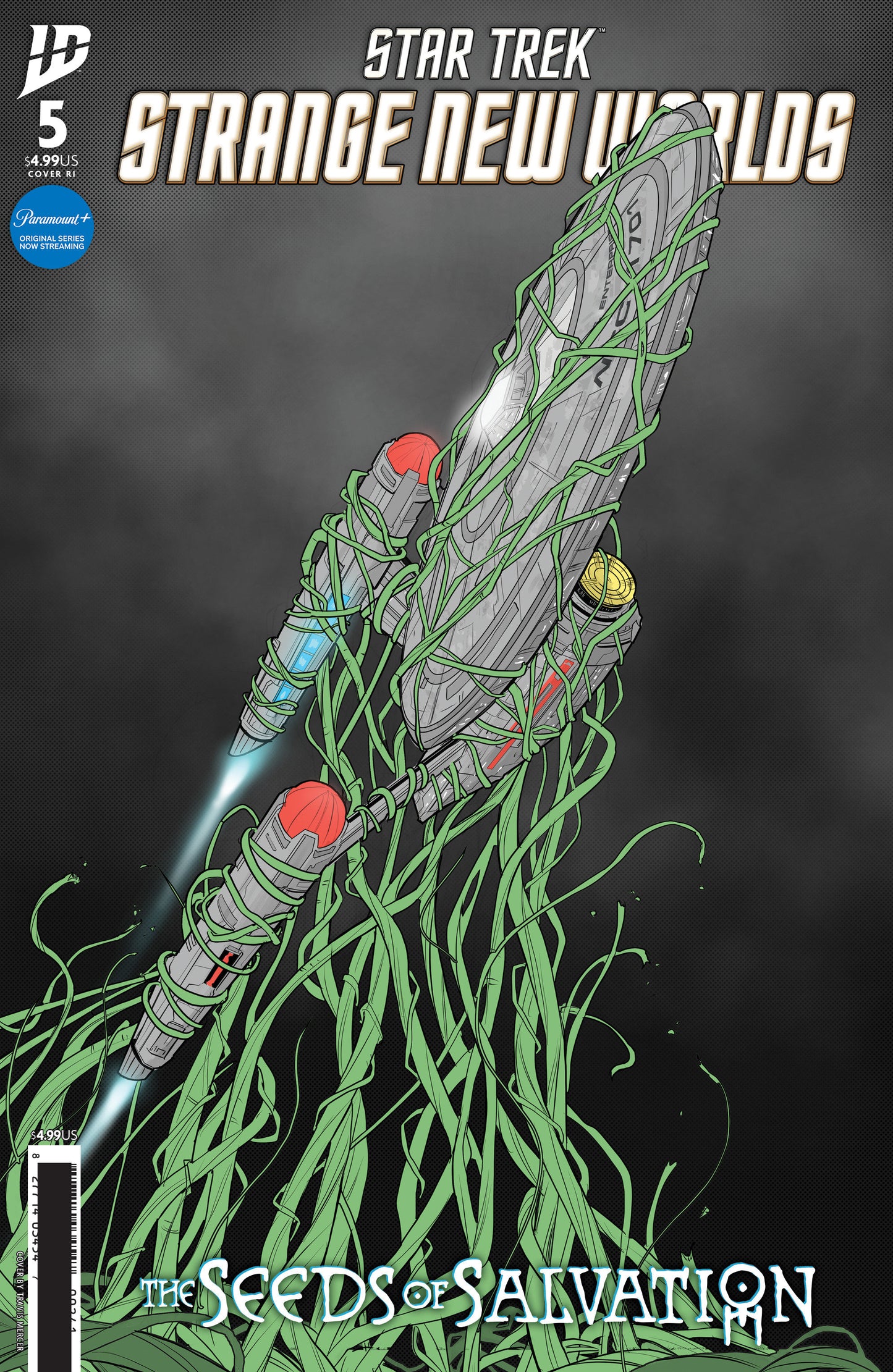 STAR TREK: STRANGE NEW WORLDS--THE SEEDS OF SALVATION #5 VARIANT RI (10) (MERCER B&W)