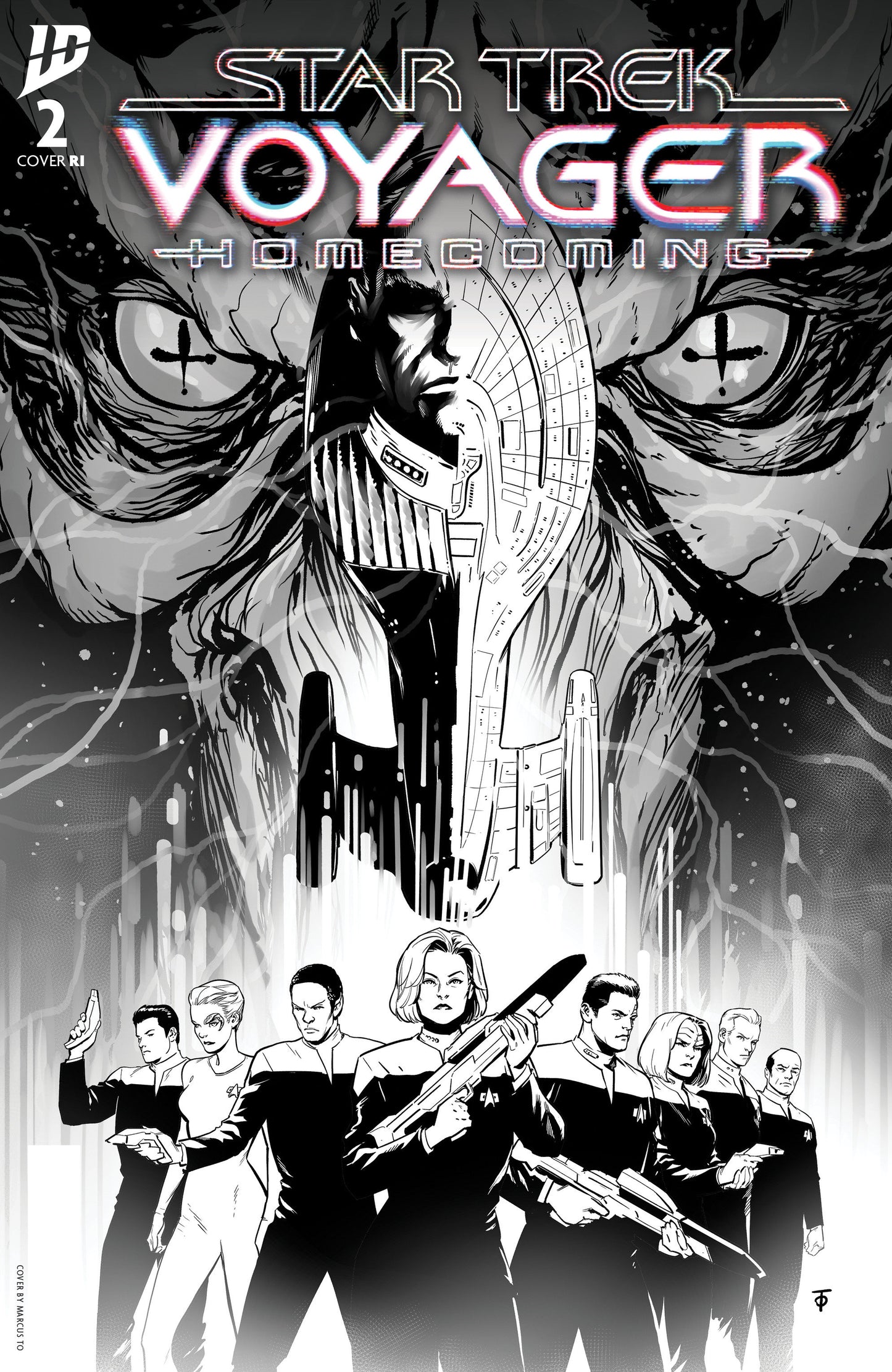 STAR TREK: VOYAGER--HOMECOMING #2 VARIANT RI (10) (TO B&W)
