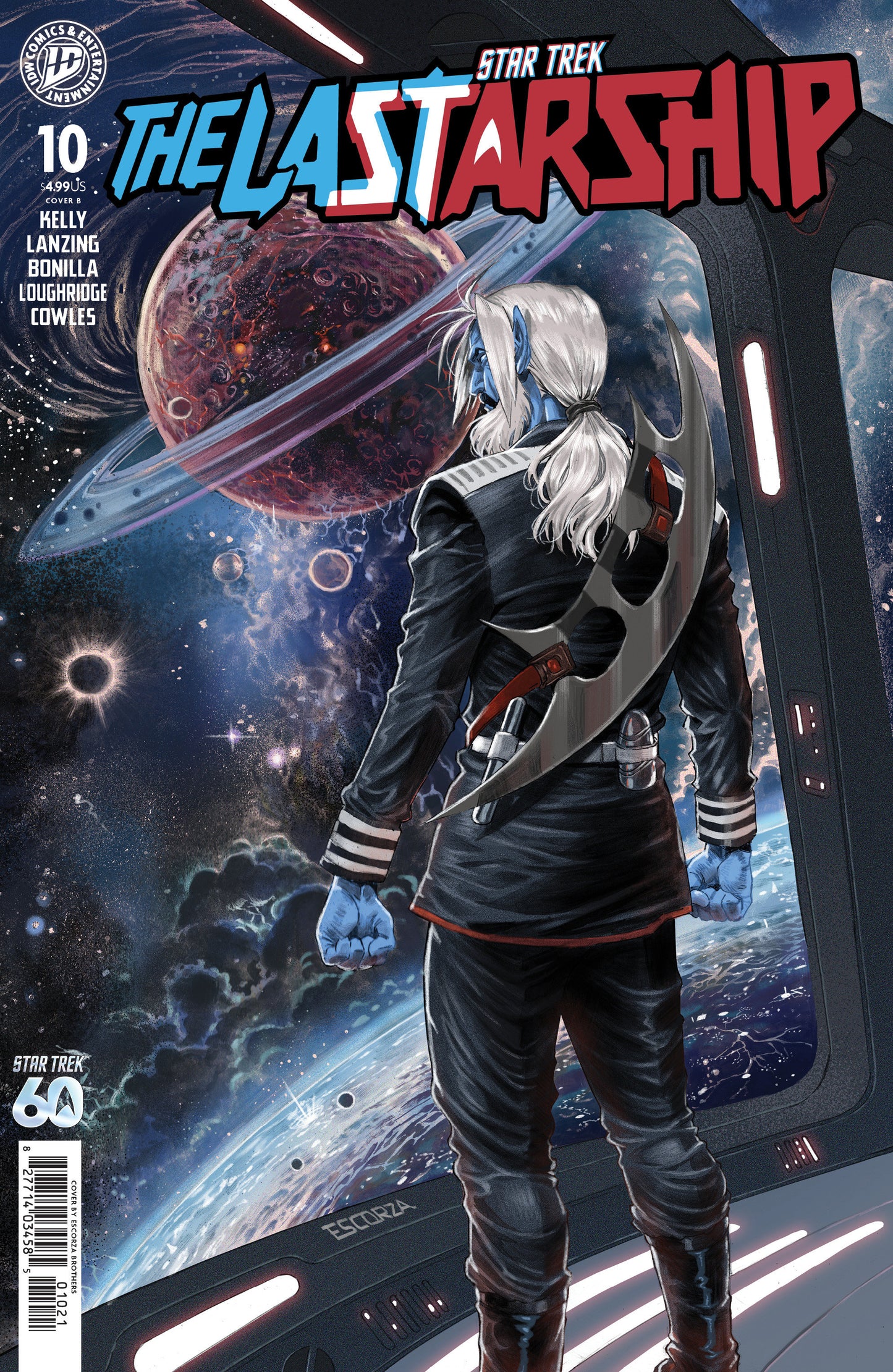 STAR TREK: THE LAST STARSHIP #10 VARIANT B (ESCORZA BROTHERS)