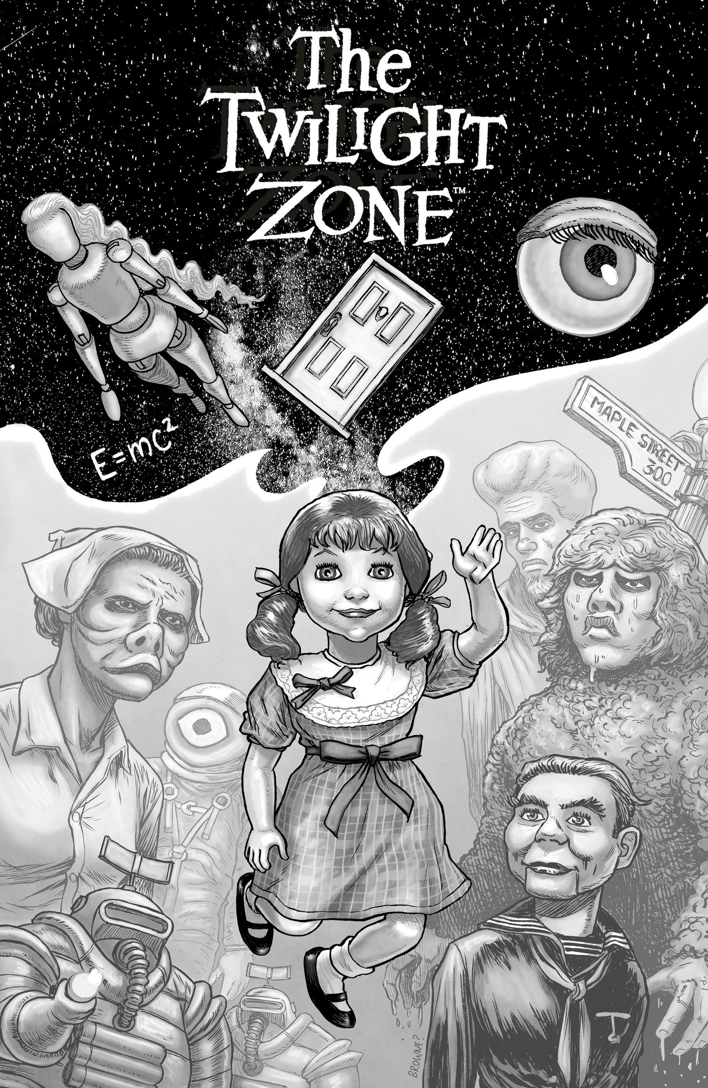 THE TWILIGHT ZONE #10 VARIANT RI (10) (BROWNE)