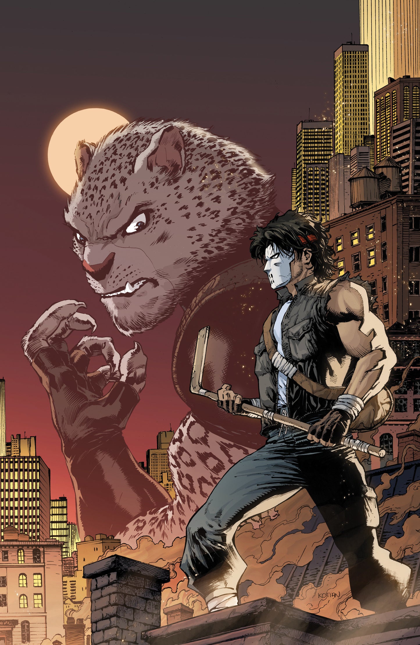 TEENAGE MUTANT NINJA TURTLES: CASEY JONES #4 VARIANT RI (25) (KOTIAN FULL ART)