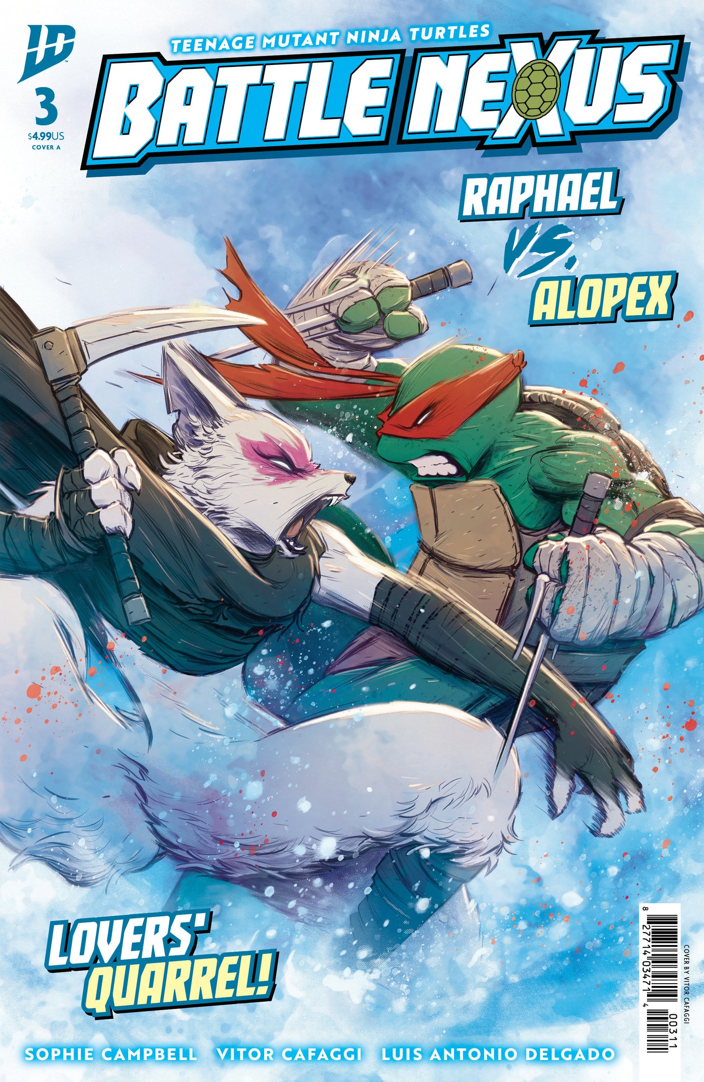 TEENAGE MUTANT NINJA TURTLES: BATTLE NEXUS #3 COVER A (CAFAGGI)