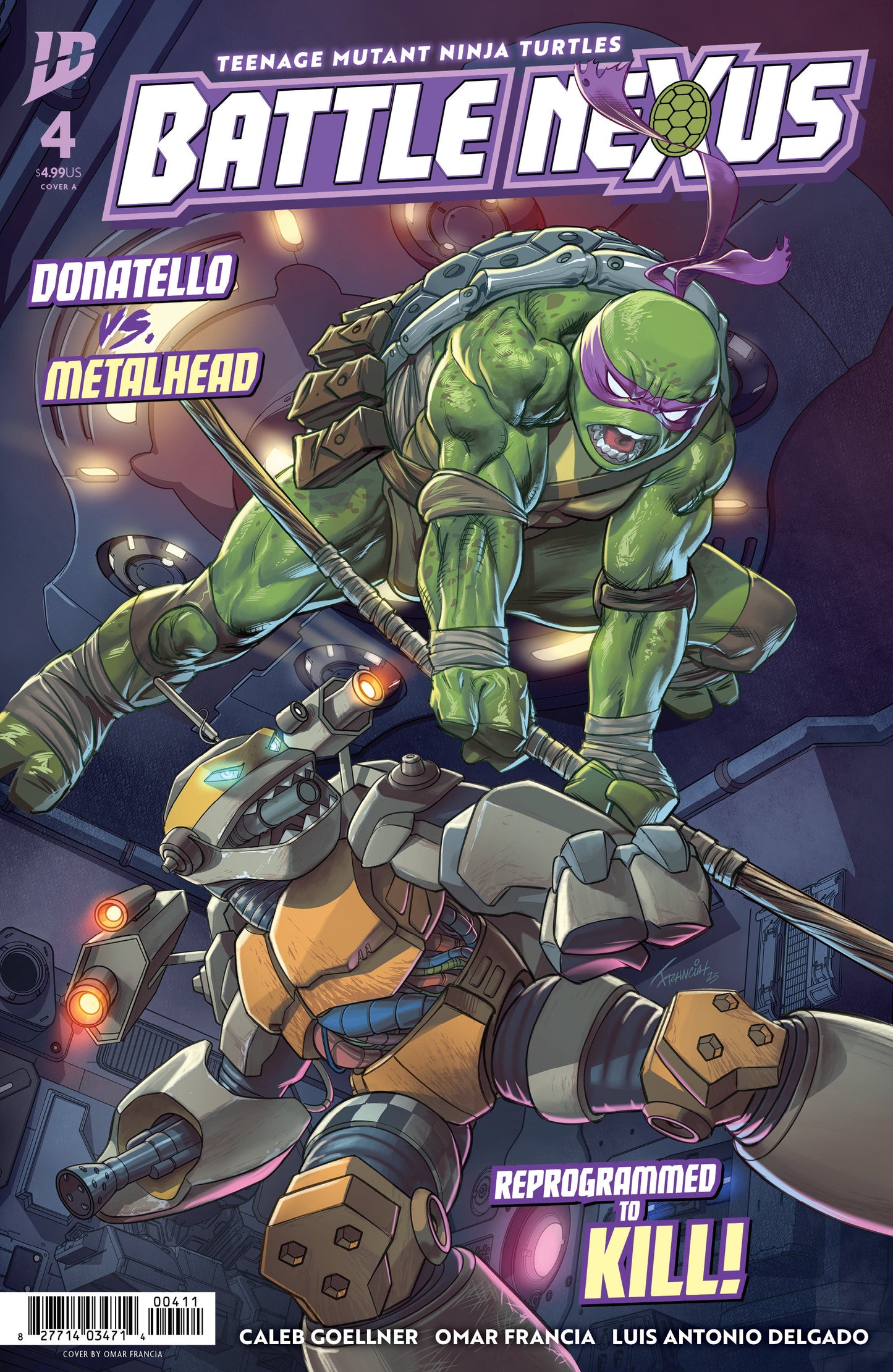 TEENAGE MUTANT NINJA TURTLES: BATTLE NEXUS #4 COVER A (FRANCIA)