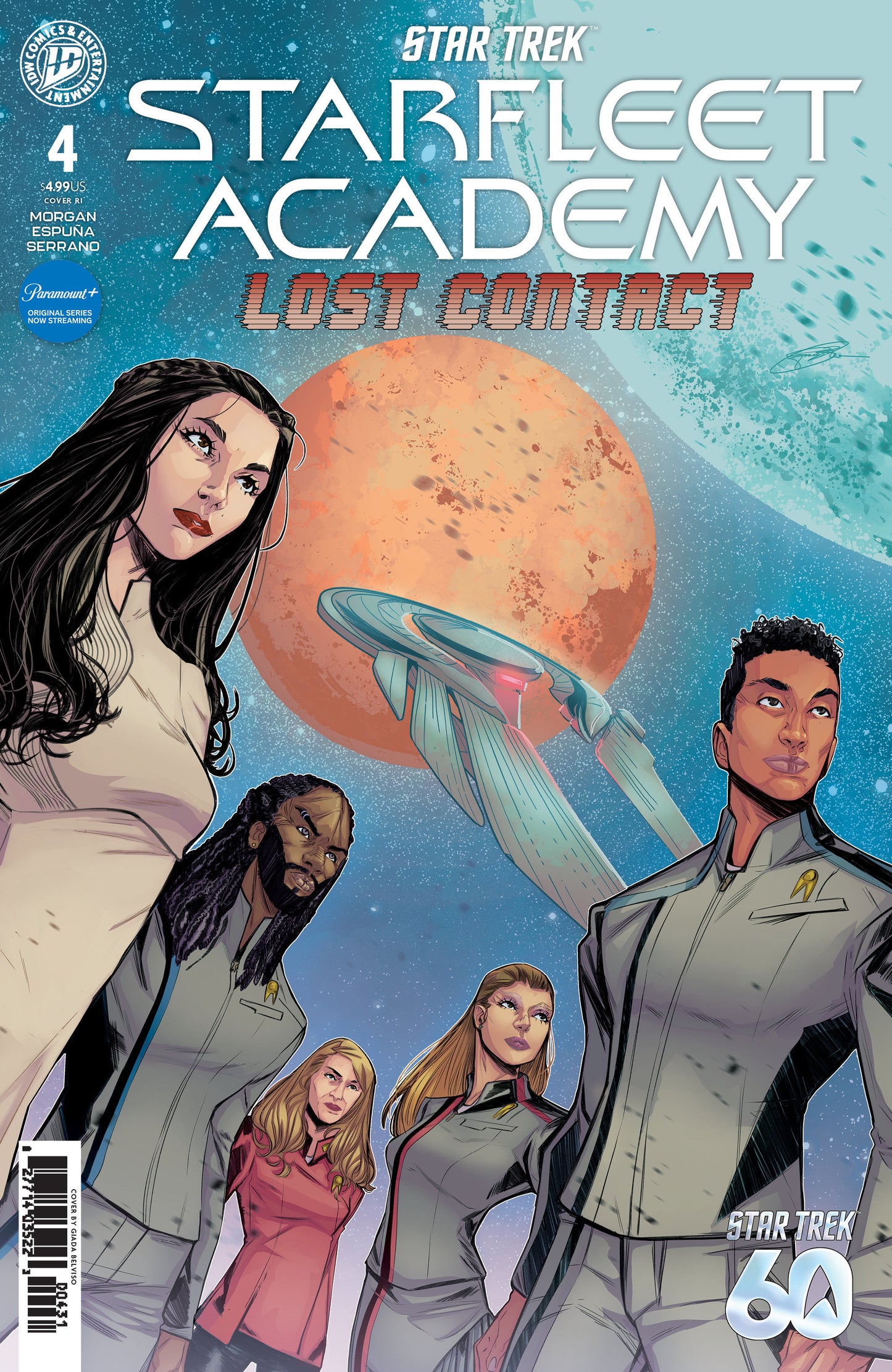 STAR TREK: STARFLEET ACADEMY--LOST CONTACT #4 VARIANT RI (10) (BELVISO)