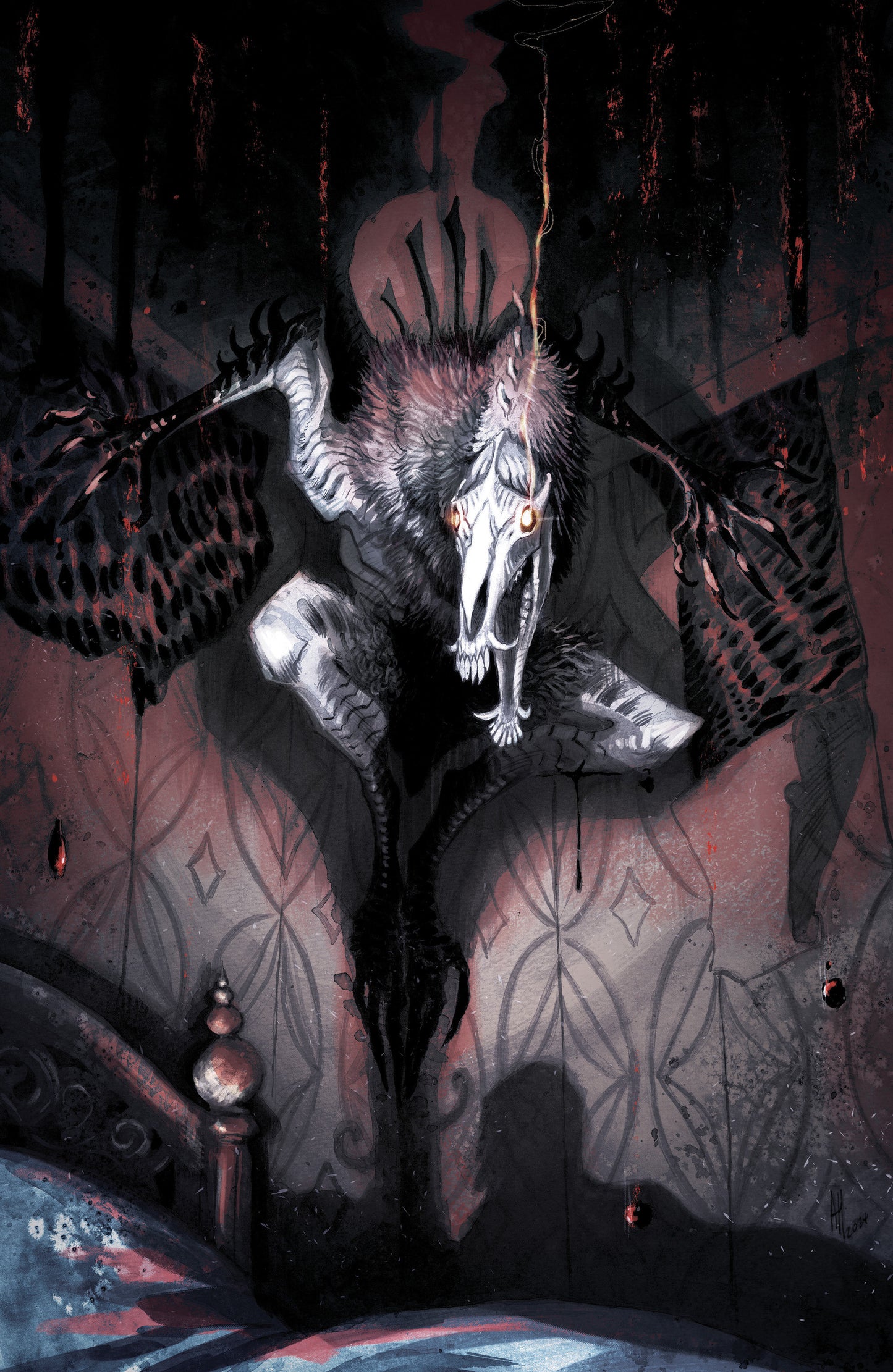 HELLO DARKNESS #23 C VARIANT (FULL ART, HARDING)