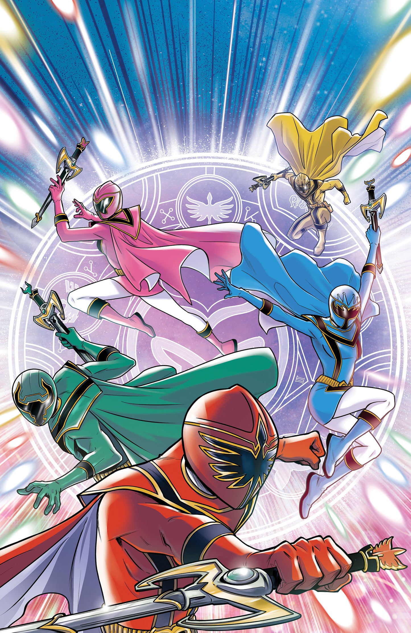 POWER RANGERS PRIME #12 D 1:10 INCV (FULL ART, DI GIANFELICE)