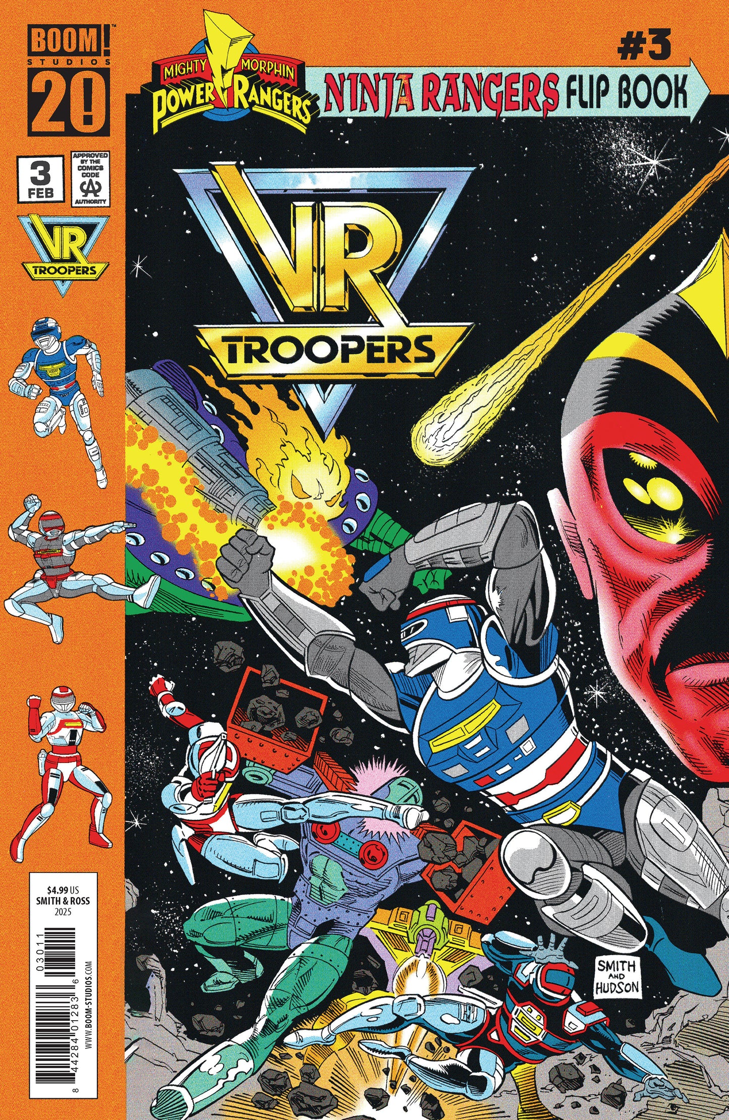 VR TROOPERS/POWER RANGERS FLIPBOOK FACSIMILE EDITION #3 A MAIN (DRESSED, TBD)