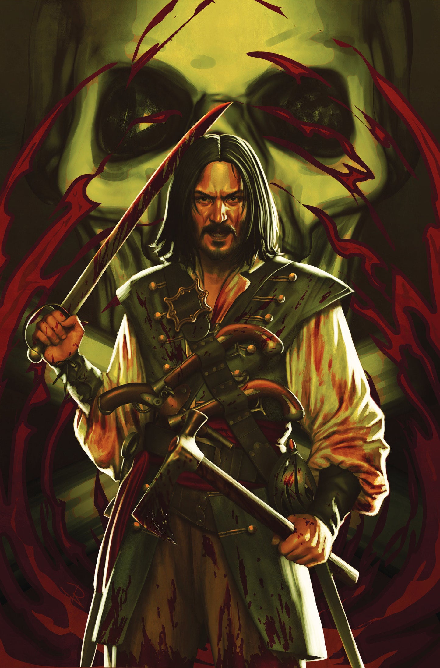 BRZRKR: THE BLEEDING TIDE #1 F 1:10 INCV (FULL ART, PUEBLA)