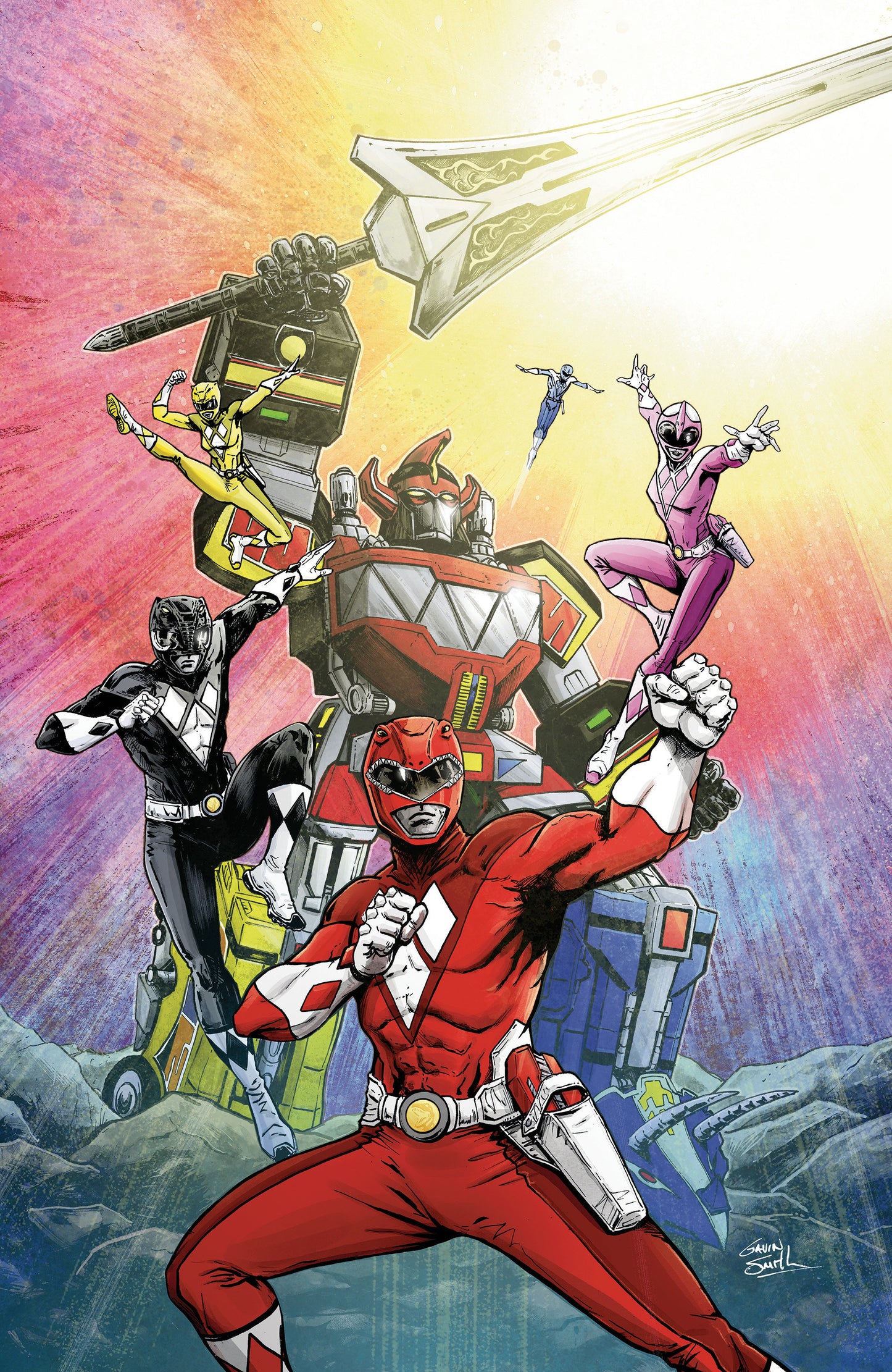 MIGHTY MORPHIN POWER RANGERS (2026) #2 I 1:50 INCV (FULL ART, SMITH)