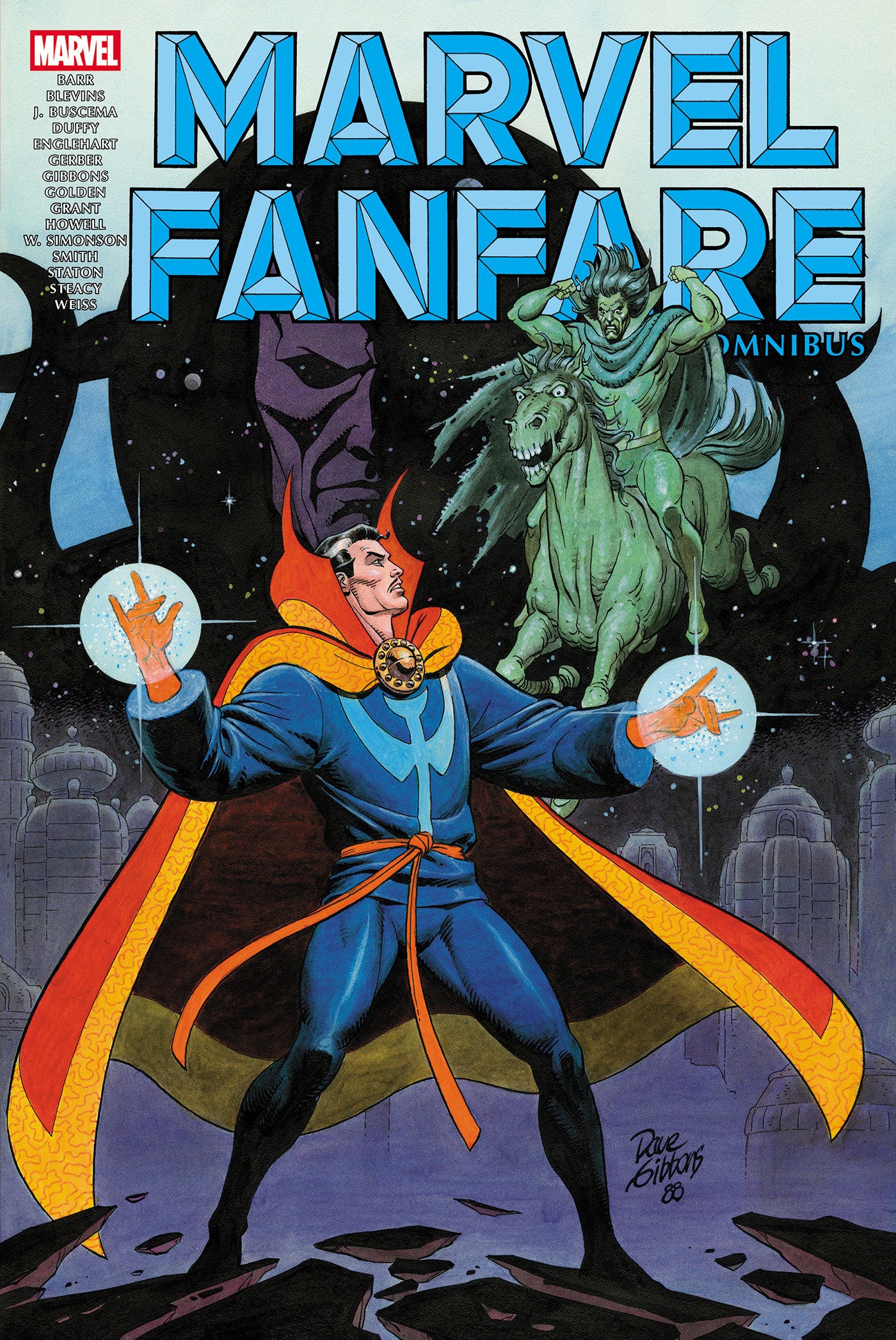 MARVEL FANFARE OMNIBUS VOL. 3 DAVE GIBBONS COVER