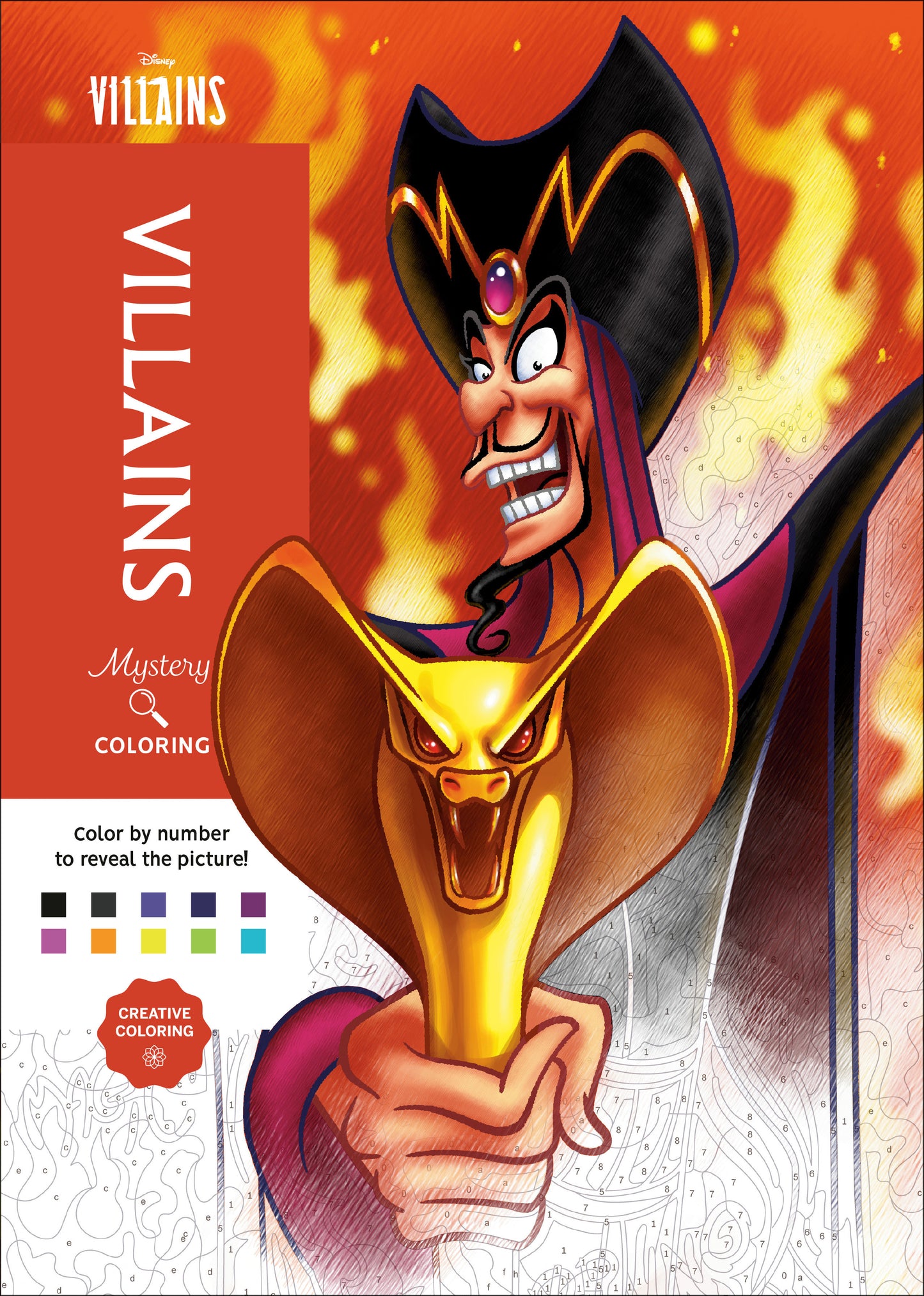 DISNEY MYSTERY COLORING: DISNEY VILLAINS