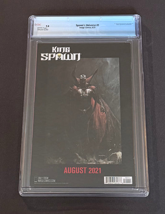 Spawn’s Universe #1 CGC 9.8 White Pages J Scott Campbell Cover McFarlane Story