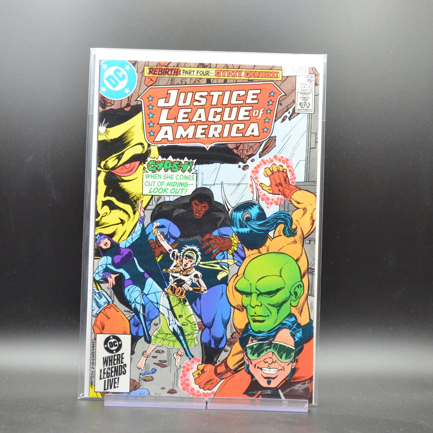 JUSTICE LEAGUE OF AMERICA #236 - 2 Geeks Comics