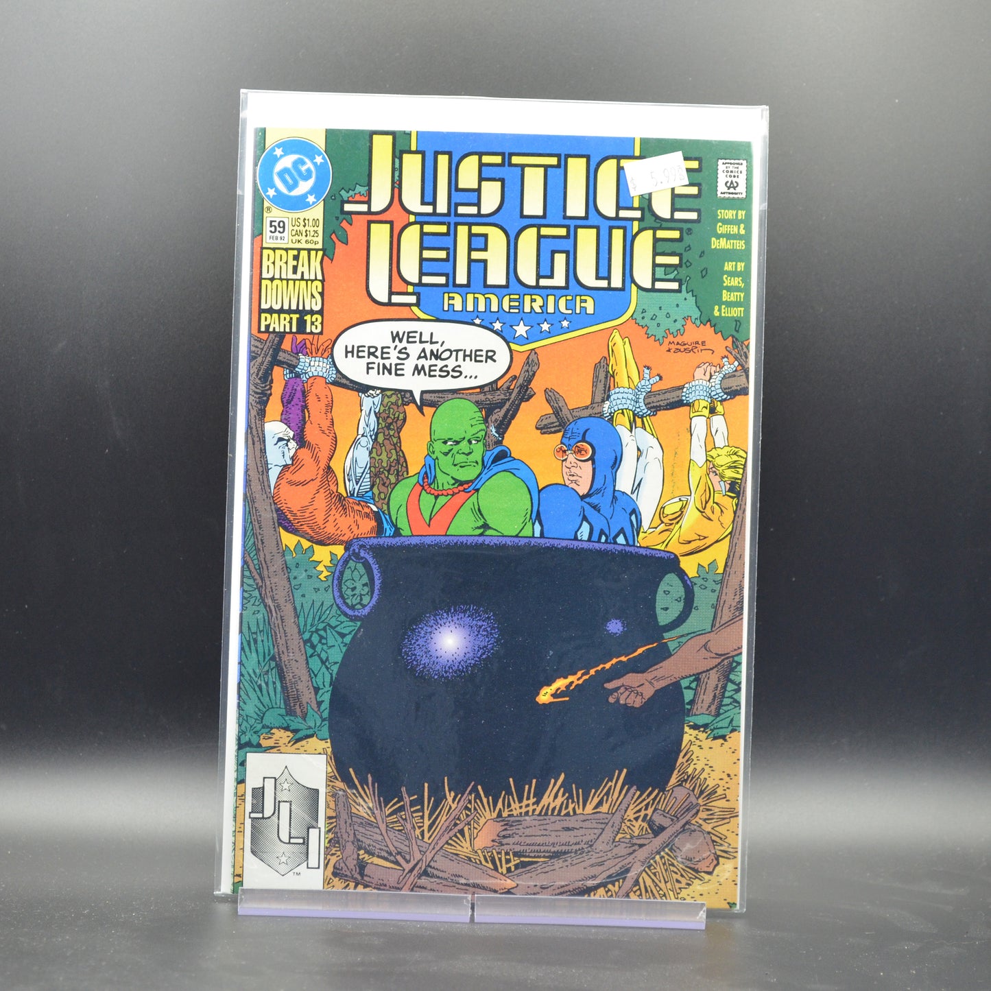 JUSTICE LEAGUE AMERICA #59 - 2 Geeks Comics