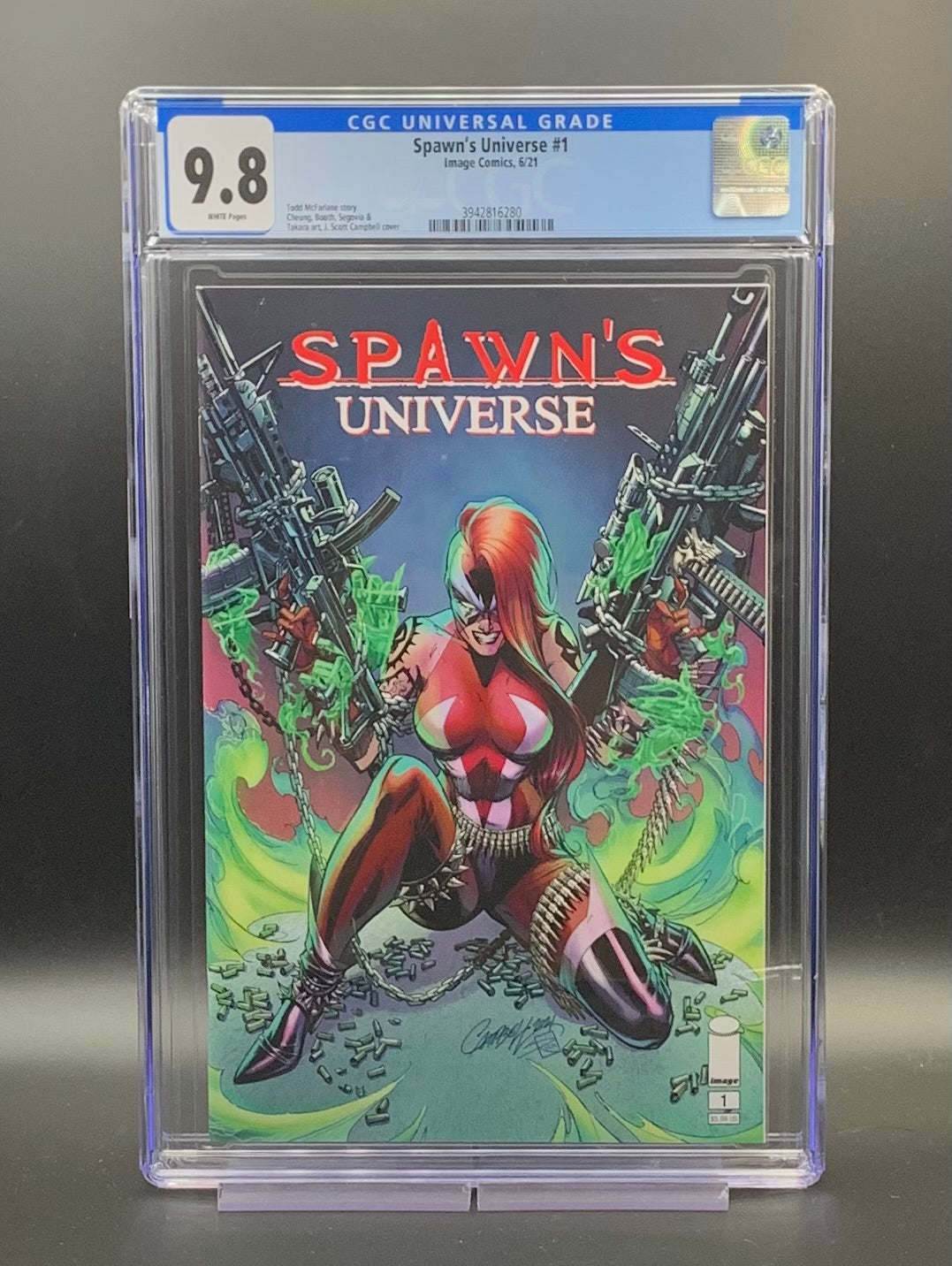 SPAWN UNIVERSE #1 CGC GRADED 9.8 - 2 Geeks Comics