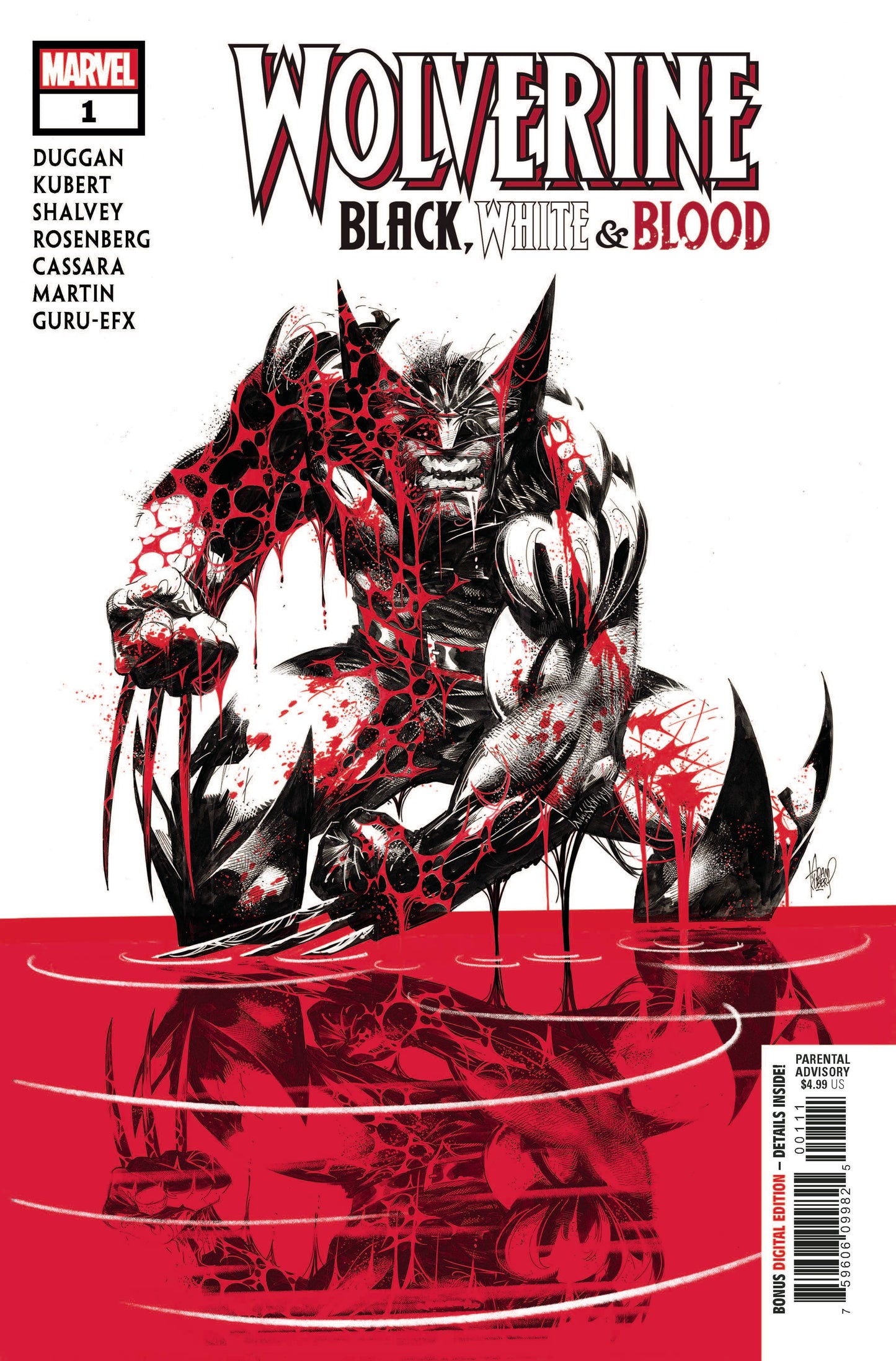 WOLVERINE BLACK WHITE BLOOD #1 (OF 4) - 2 Geeks Comics