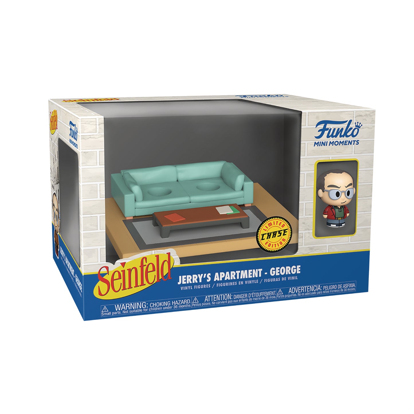 FUNKO MINI MOMENT SEINFELD GEORGE (CHASE) - 2 Geeks Comics