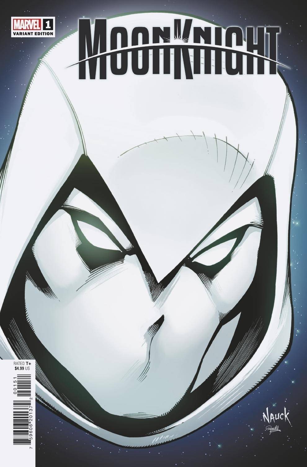 MOON KNIGHT #1 NAUCK HEADSHOT VAR - 2 Geeks Comics