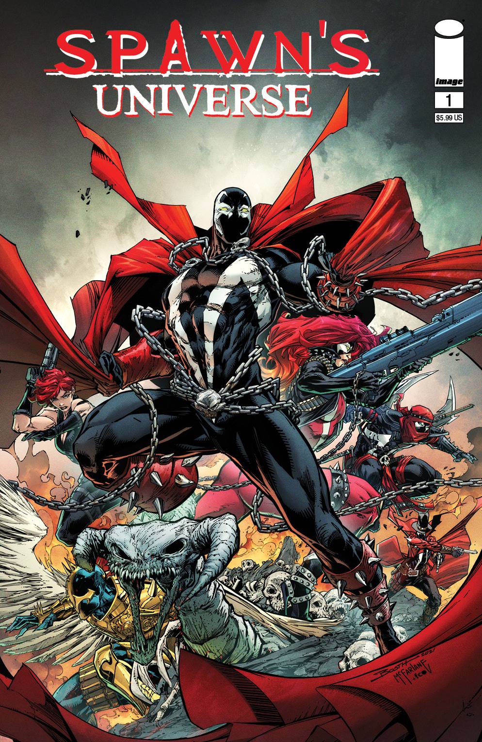 SPAWN UNIVERSE #1 CVR E BOOTH & MCFARLANE - 2 Geeks Comics