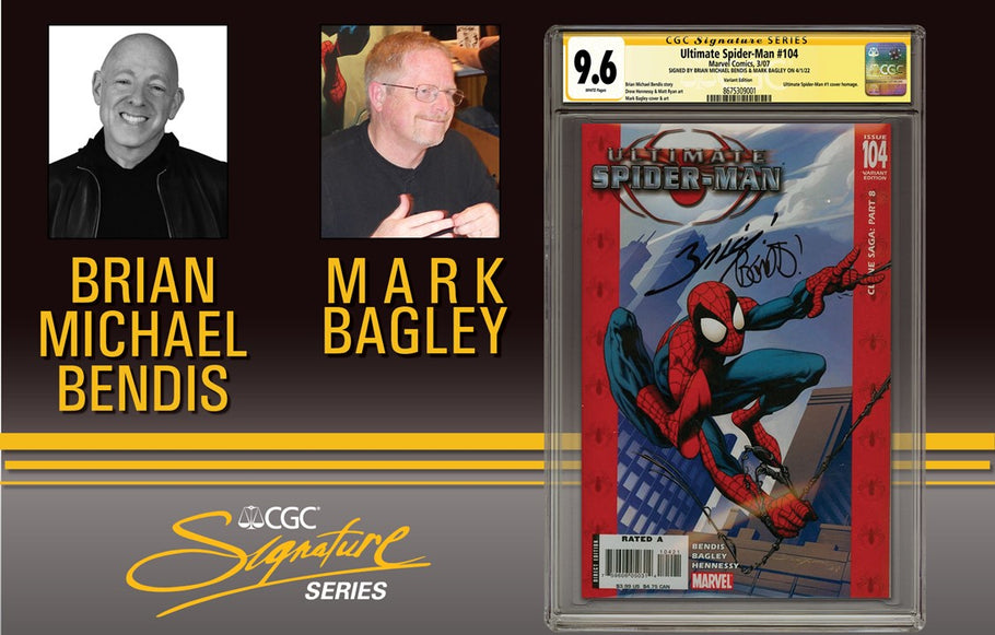 CGC Announces an In-House Private Signing Event with Superstar Comic Book Creators Brian Michael Bendis and Mark Bagley