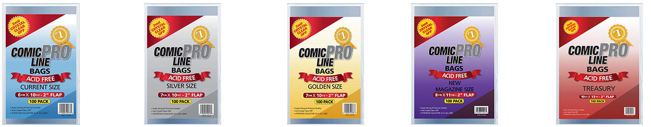 SUPPLIES - COMIC BAGS