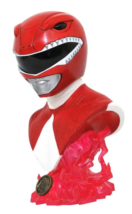 Mighty Morphin Power Rangers Legends in 3D bust 1/2 Red Ranger statue