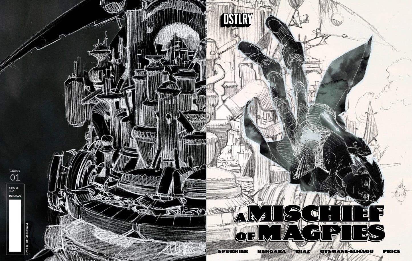 A MISCHIEF OF MAGPIES #1 CVR C MATIAS BERGARA 10 COPY VARIANT