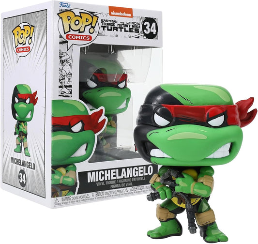 Funko Pop! Comics: Teenage Mutant Ninja Turtles - Michelangelo #34 - Exclusive