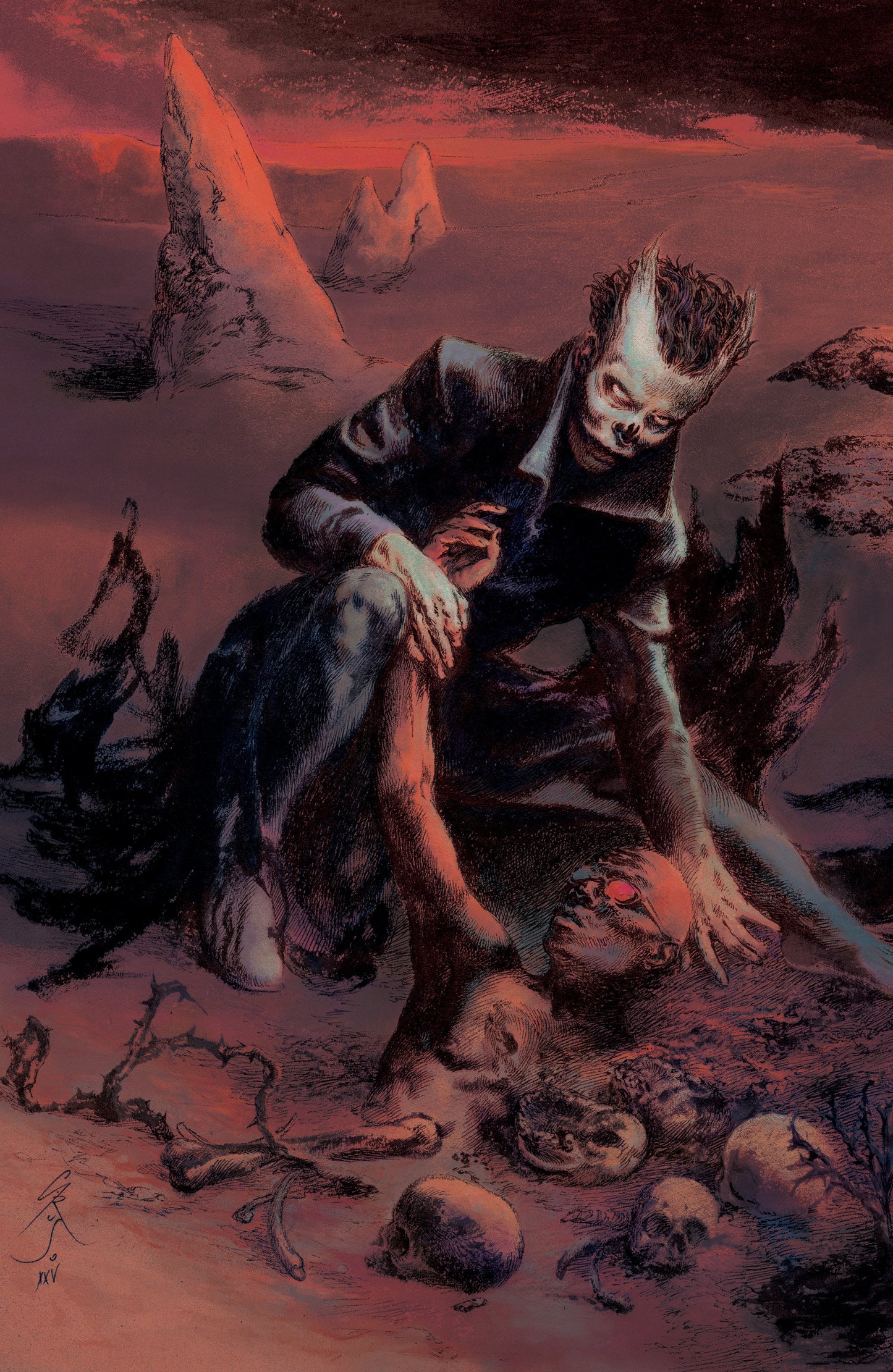 VALIANT BEYOND: TALES OF THE SHADOWMAN #9--LEGACY OF LEROI #3 VARIANT C (AZAMOR FULL ART)