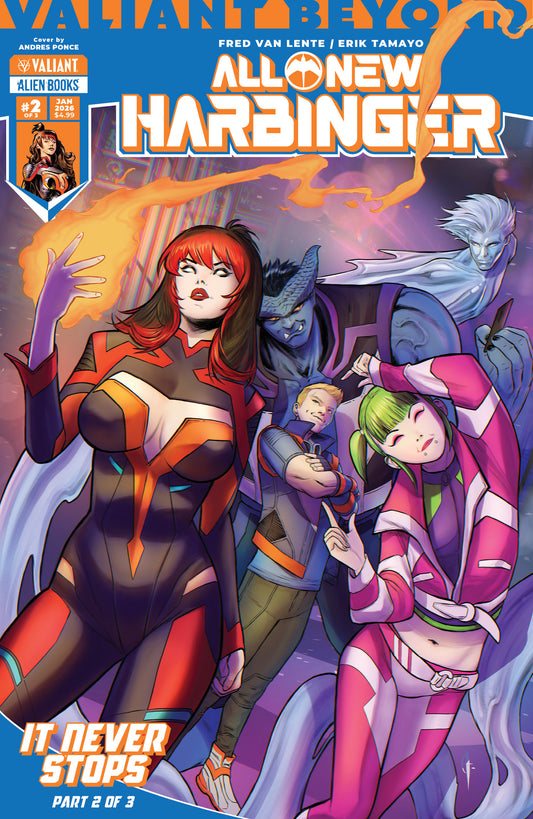 VALIANT BEYOND: ALL-NEW HARBINGER #5--IT NEVER STOPS #2 COVER A (PONCE)