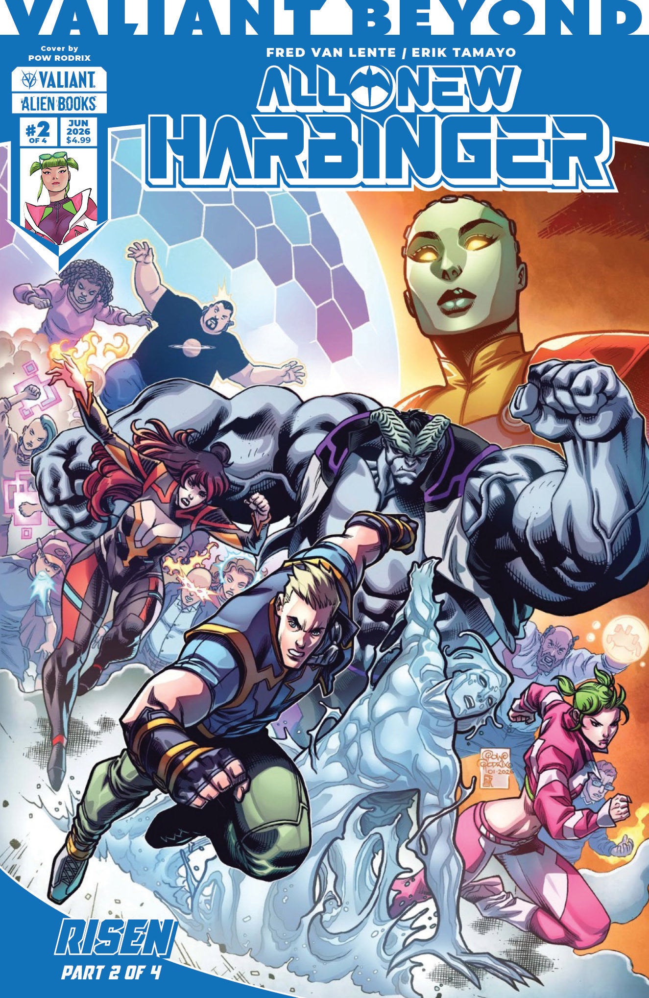 VALIANT BEYOND: ALL-NEW HARBINGER #8--RISEN #2 COVER A (RODRIX)