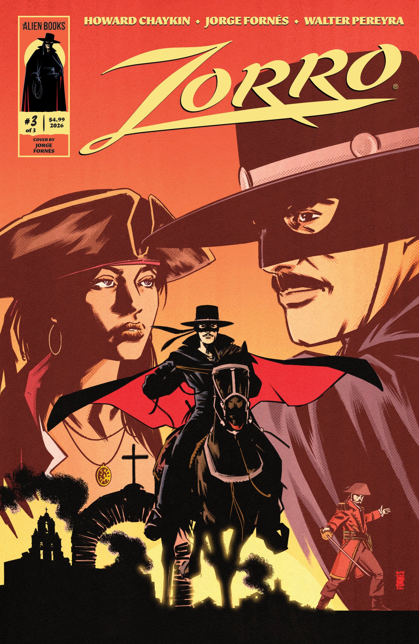 ZORRO #3 COVER A (FORNÉS)