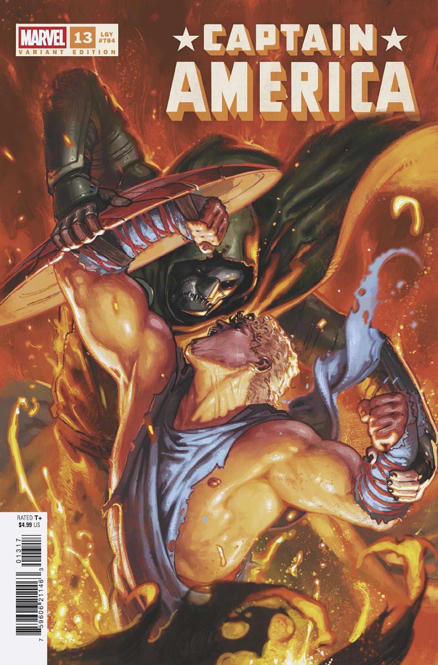 CAPTAIN AMERICA #13 DAVIDE PARATORE VARIANT [ARM]