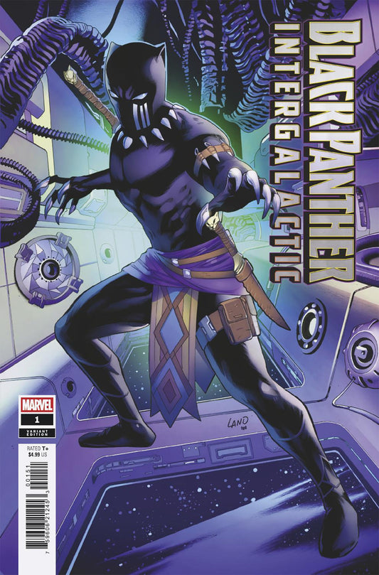 BLACK PANTHER: INTERGALACTIC #1 GREG LAND BLACK PANTHER VARIANT