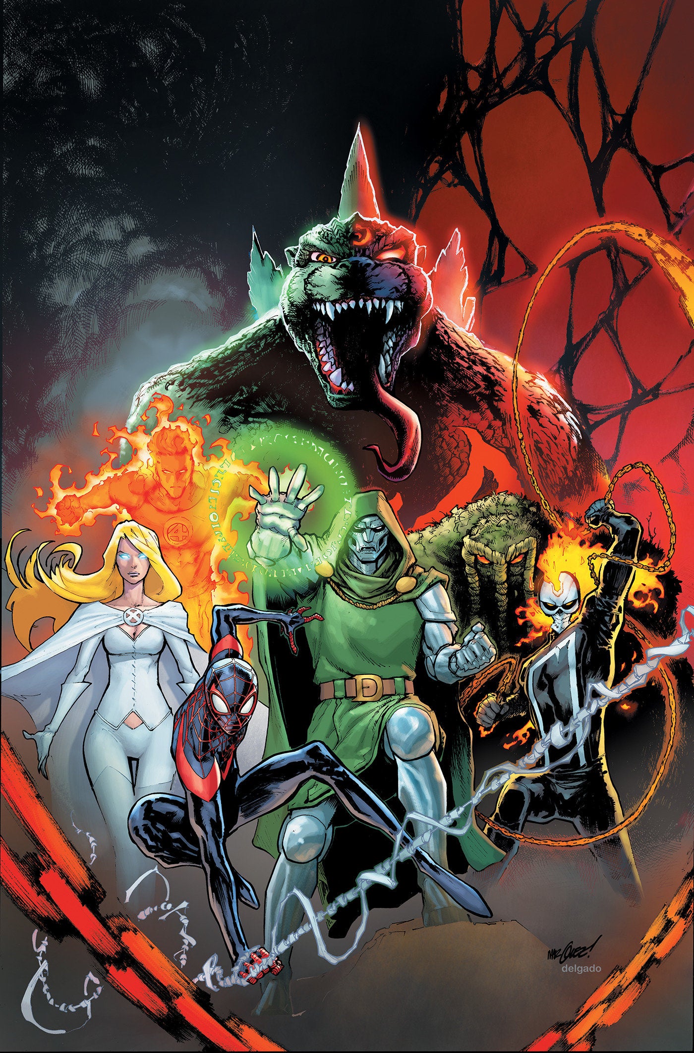GODZILLA CONQUERS THE MULTIVERSE #1 DAVID MARQUEZ VIRGIN VARIANT