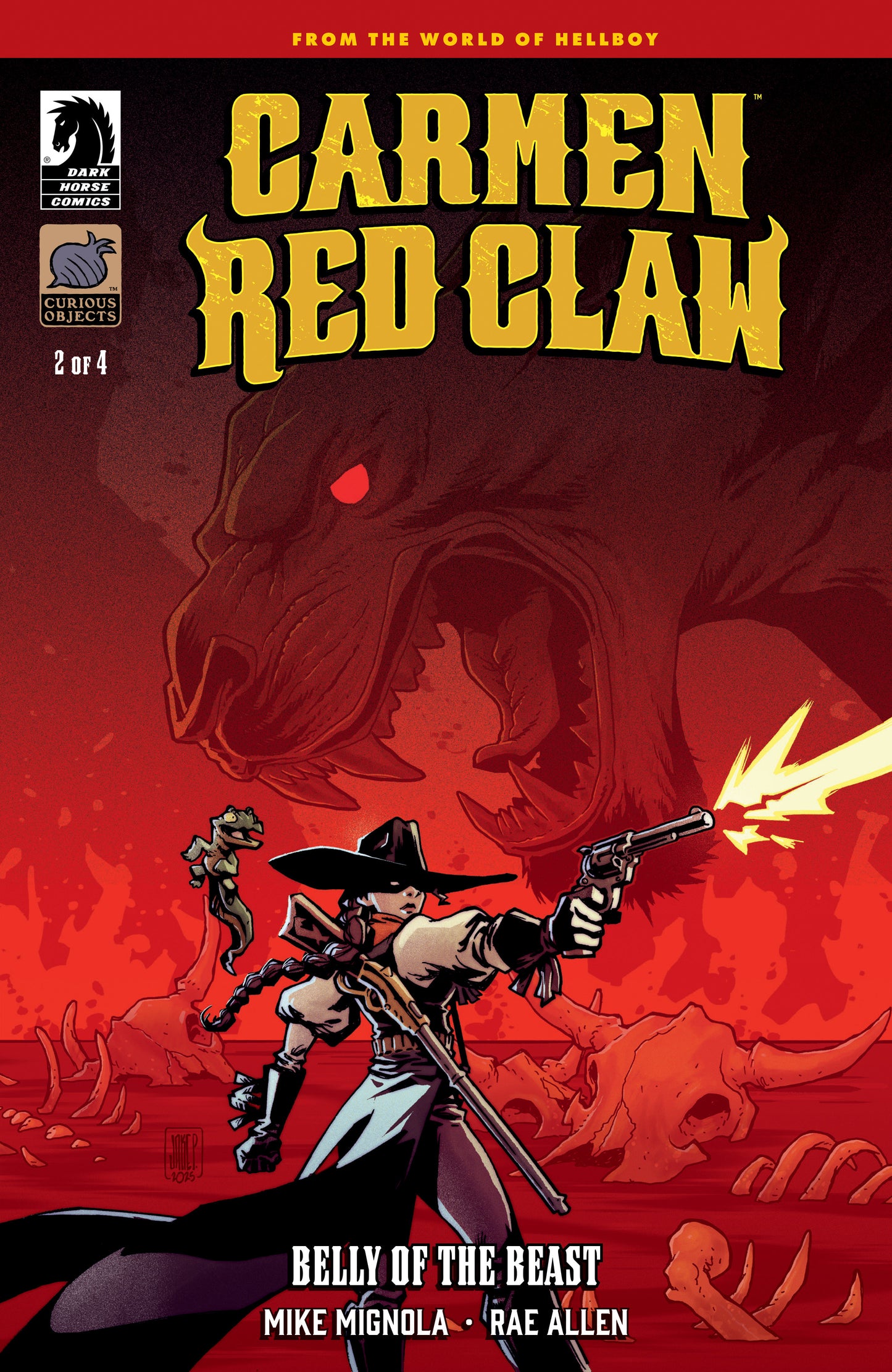 CARMEN RED CLAW: BELLY OF THE BEAST #2 (CVR B) (JAKE PARKER)