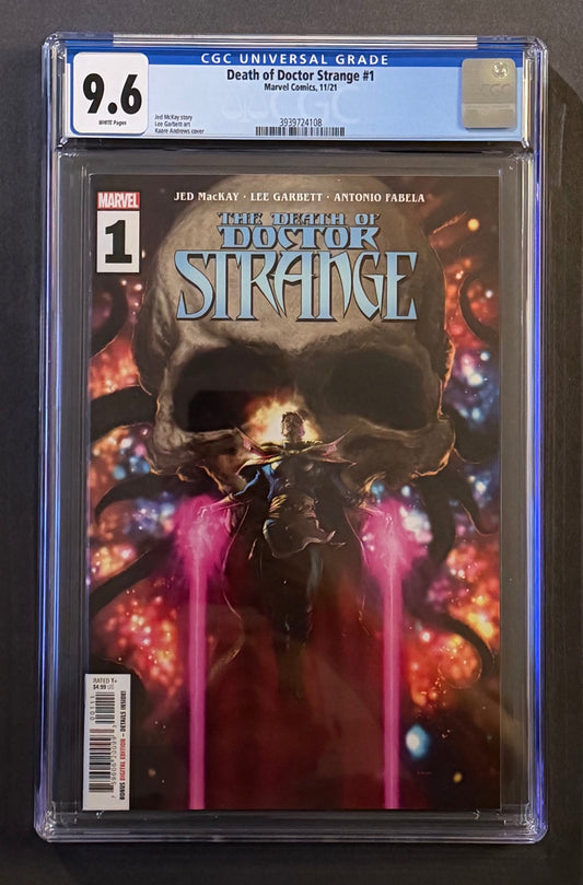 Death of Doctor Strange #1 CGC 9.6 WP Marvel 2021 Jed MacKay Lee Garbett Kaare Andrews